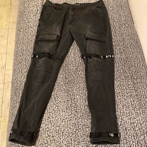 Men Vintage Wash Jeans